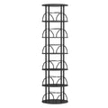 Rotating 360° Bookshelf Tower, Stackable Spinning Bookcase